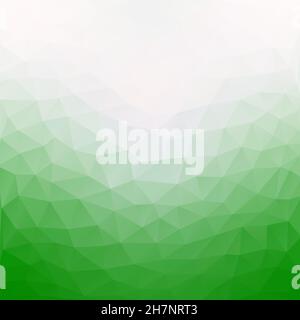 Geometric green color texture background Stock Vector