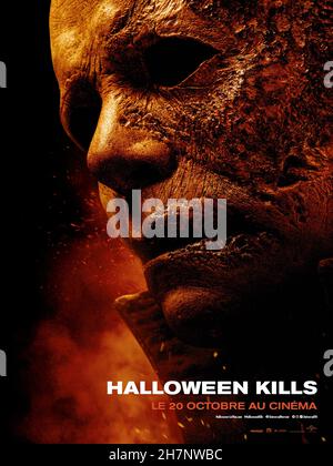 Halloween Kills Year : 2021 USA Director : David Gordon Green French poster Stock Photo