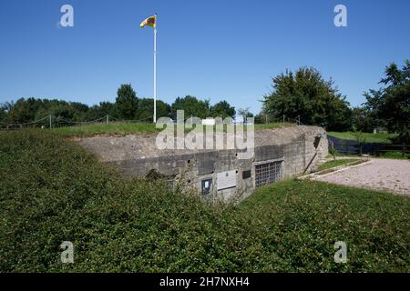 France, Normandy region, Calvados, Côte de Nacre, Colleville-Montgomery, Hillman site, museum, bunker, Stock Photo