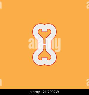Leukemia line icon. Simple style blood cancer poster background symbol. Logo design element. T-shirt printing. Vector for sticker. Stock Vector
