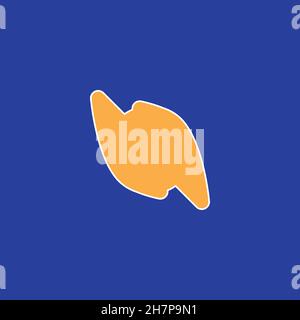 Energy flat icon. electric symbol. Logo design element Stock Vector