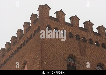 cremona particolare di palazzi di piazzza del duomo altro Stock Photo