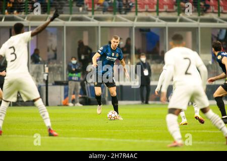 Milan, Italy. 24th Nov, 2021. Uefa Champions League, Inter v Shankhtar Donetsk Credit: Nderim Kaceli/Alamy Live News Stock Photo