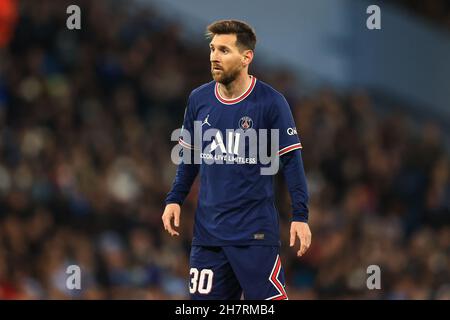 Lionel Messi #30 of Paris Saint-Germain in action during the game