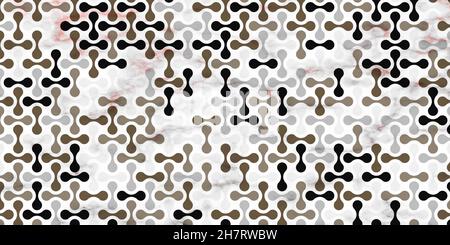 Abstract geometric with circle pattern elegant of gray background and marble texture Stock Vector