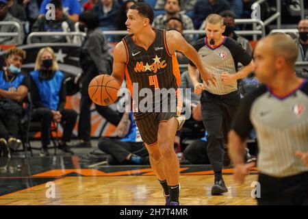 Orlando, Florida, USA, October 27, 2021, Charlotte Hornests Guard LaMelo  Ball #2 attempt to make a dunk during the fourth quarter at the Amway  Center. (Photo Credit: Marty Jean-Louis Stock Photo - Alamy
