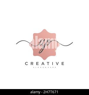 AP Initial Letter Luxury Logo template in vector for Restaurant, Royalty, Boutique, Cafe, Hotel, Heraldic, Jewelry, Fashion and other vector illustrat Stock Vector