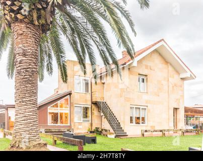 A cozy house to rent on vacation. Stock Photo