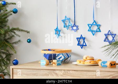 Donuts on hanukkah