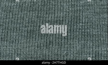 dark grey wool fabric texture useful as a background Stock Photo