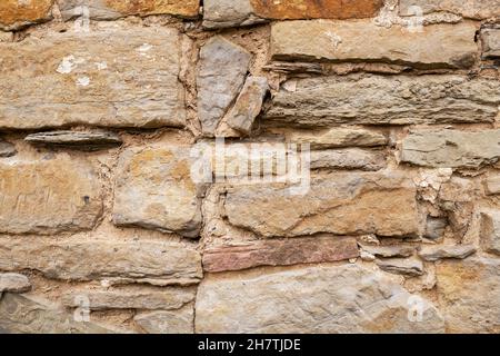 Texture old stone wall. Masonry background Stock Photo