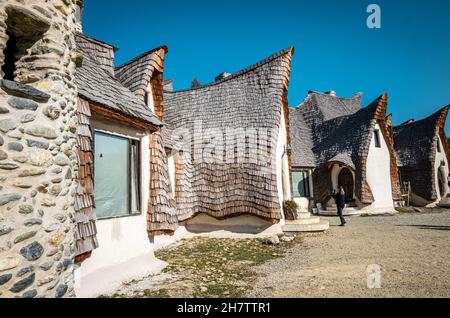 Valley of Fairies in Romania Stock Photo