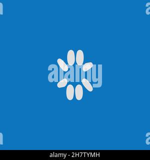 Refresh line icon. Simple style web page update background symbol. Logo design element. T-shirt printing. Vector for sticker. Stock Vector