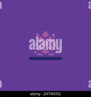 Magic hat line icon. Simple style wizard poster background symbol. Logo design element. T-shirt printing. Vector for sticker. Stock Vector