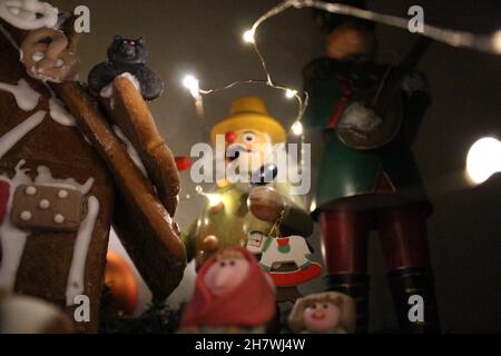 Incense smokers in a Christmas atmosphere Stock Photo