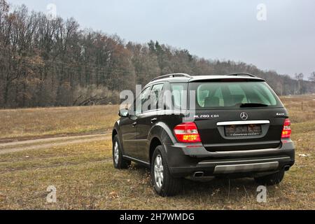 Chernihiv, Ukraine - May 1, 2021: Mercedes-Benz ML W163 Brabus in