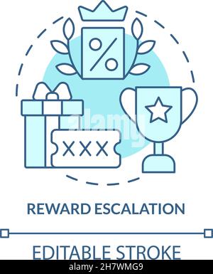 Rewarding customer concept icon Stock Vector