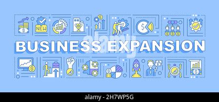 Business expansion word concepts banner Stock Vector