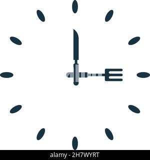 Clock time icon logo design template vector Stock Vector