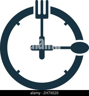 Clock time icon logo design template vector Stock Vector