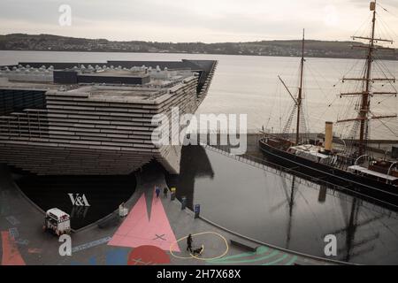 V&A Museum, in Dundee, Scotland, 25th November 2021. Stock Photo
