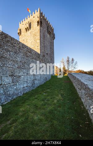 Historical Montalegre Castle in Portugal Stock Photo - Alamy