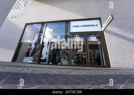 Karl Lagerfeld Store Stock Photo - Download Image Now - 2015, Adult, Design  - iStock