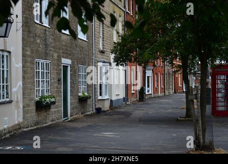 The rural town of Bridport in West Dorset, England. Stock Photo