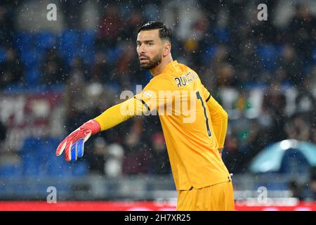 Rome, Italy. 25th Nov, 2021. Rui Patricio (AS Roma)  during the UEFA Europa Conference League football match between AS Roma and  Zorya Luhansk  at The Olympic Stadium in Rome on November 25, 2021. Credit: Live Media Publishing Group/Alamy Live News Stock Photo