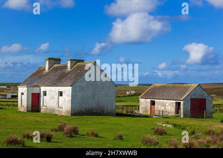 Farmhouse, Mullet Peninsula, County Mayo, Ireland Stock Photo