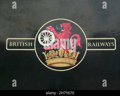 Original British Railways logo Stock Photo - Alamy