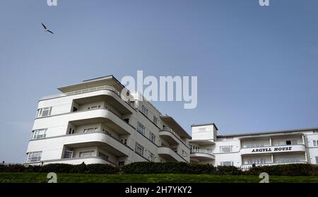 Argyle House, art deco style building built in 1937, Westcliff-on-Sea, Essex, England Stock Photo