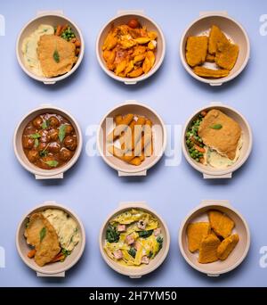 Healthy Food Diet Lunch And Dinner Meals Stock Photo