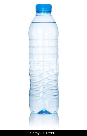 Water drink in a bottle isolated on a white background Stock Photo