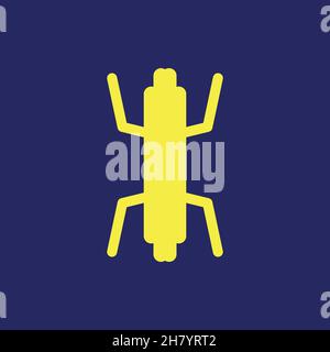 Robot line icon. Simple style artificial intelligence technology poster background symbol. Logo design element. T-shirt printing. Vector for sticker. Stock Vector