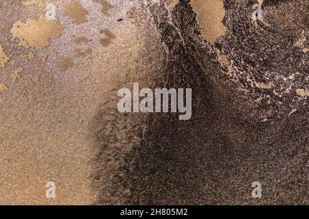Gold glitter background, sparkle shine light confetti. Modern art. Abstract colorful wallpaper. Fluid Art for banners, ethereal graphic design. Stock Photo