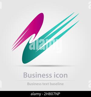 Originally design, colorful business logo Stock Vector