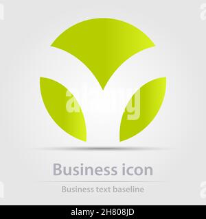 Originally designed color abstract vector business icon for creative design tasks Stock Vector
