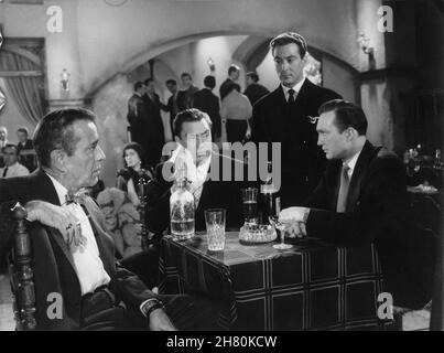 THE BAREFOOT CONTESSA, Humphrey Bogart, Edmond O'Brien, 1954 Stock ...