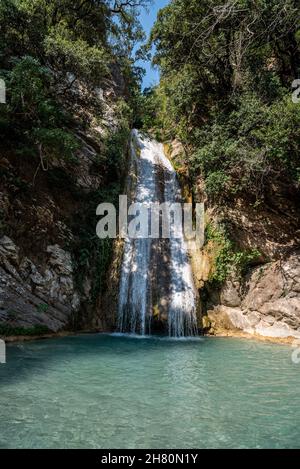 River Neda in Arcadia Greece Stock Photo