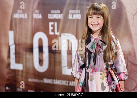 Madrid, Spain. 26th Nov, 2021. Daniela Casas attends the photocall of ' El Lodo' in Madrid. Credit: SOPA Images Limited/Alamy Live News Stock Photo