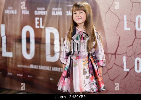 Madrid, Spain. 26th Nov, 2021. Daniela Casas attends the photocall of ' El Lodo' in Madrid. Credit: SOPA Images Limited/Alamy Live News Stock Photo