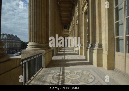 Art galleries at Louvre museum Stock Photo