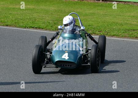 Graham Barron, Gemini Mk2, John Taylor Memorial Trophy Race, HSCC-FJHRA, Historic Front Engined Formula Junior Championship, Bob Gerard Memorial Troph Stock Photo