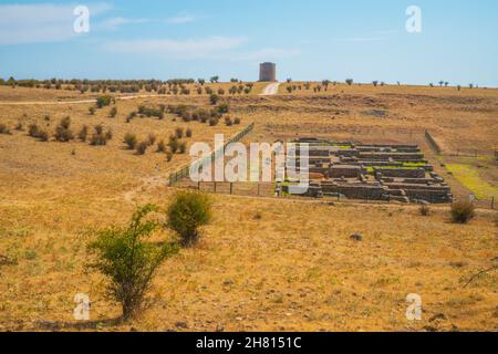 Uxama ruins. Burgo de Osma, Soria province, Castilla Leon, Spain. Stock Photo