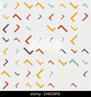 Abstract Geometrical generative computational art illustration Stock Vector