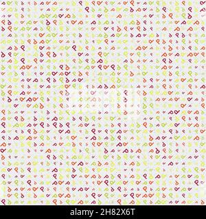 Abstract Geometrical generative computational art illustration Stock Vector