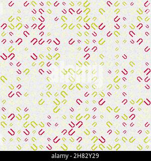 Abstract Geometrical generative computational art illustration Stock Vector