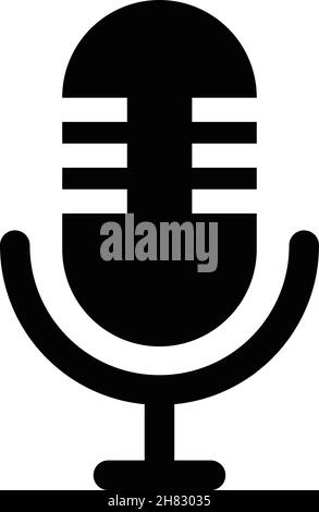 Singer Simple vector icon. Illustration symbol design template for web ...