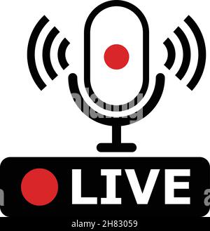 Vector illustration that can be used universally for internet distribution, radio distribution, and TV distribution. Stock Vector